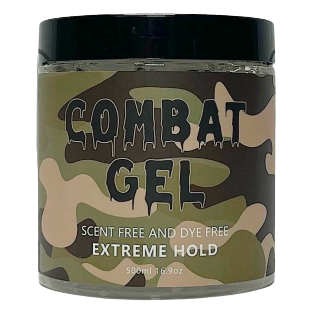Combat Gel Unscented Extreme Hold Hair Gel 16.9oz